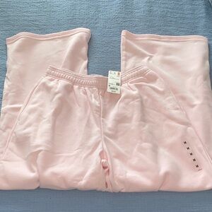 Uniqlo Pink wide leg sweatpants